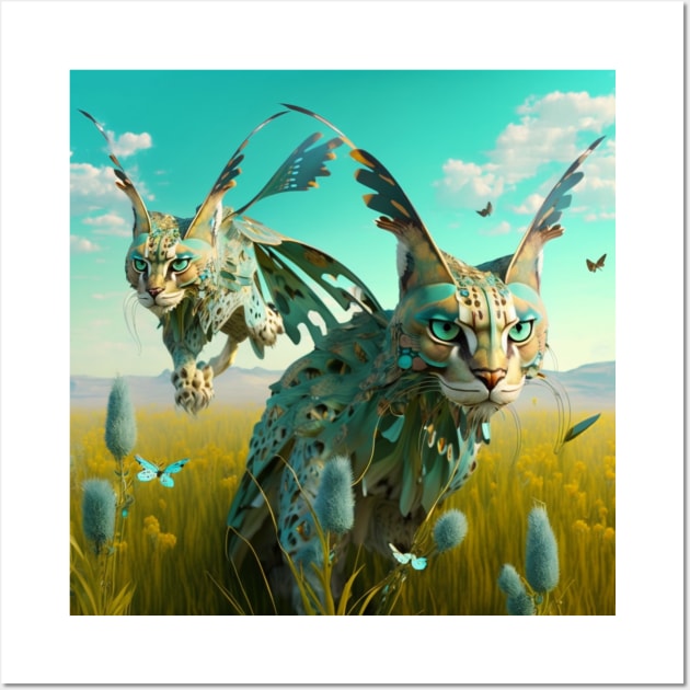 Tundra Lynxes Wall Art by Bea